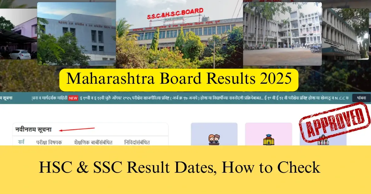 Maharashtra Board Results 2025